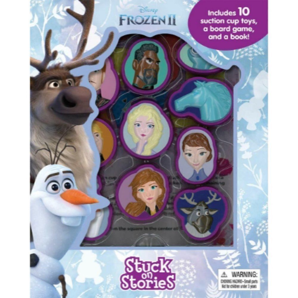 🆕️Frozen 2 Stuck on Stories Board book, A book and toy in one